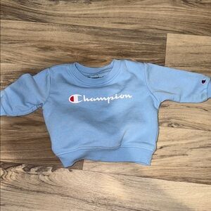 Champion Kids Light Blue Logo Sweatshirt